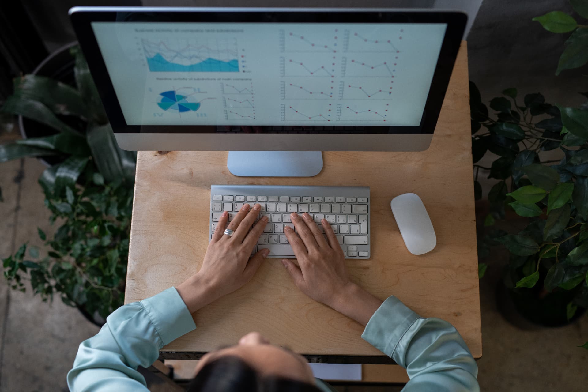 Professional services team reviewing pipeline metrics